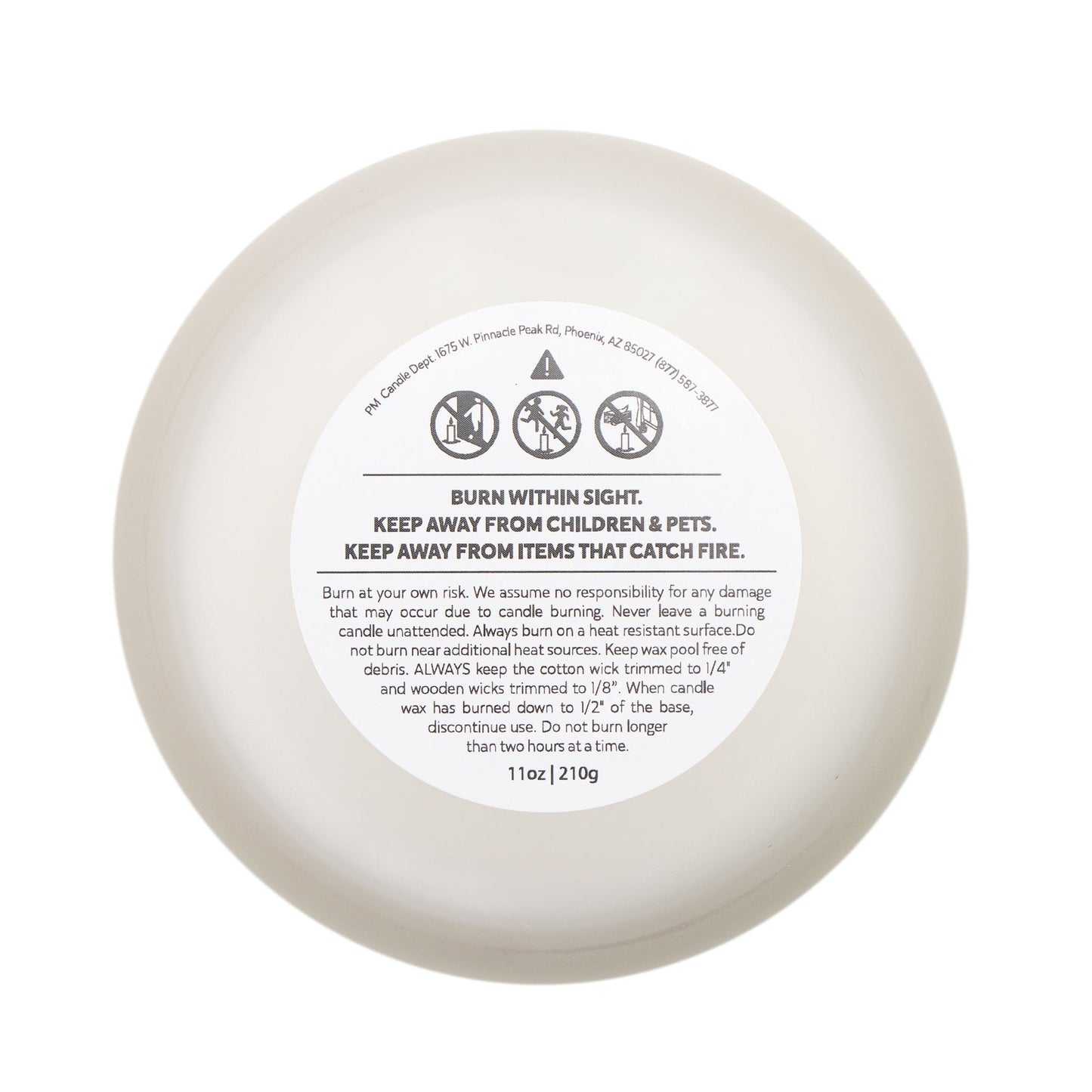 Romantic "Just You and Me" Frosted Glass Candle – 11oz Valentine’s Gift