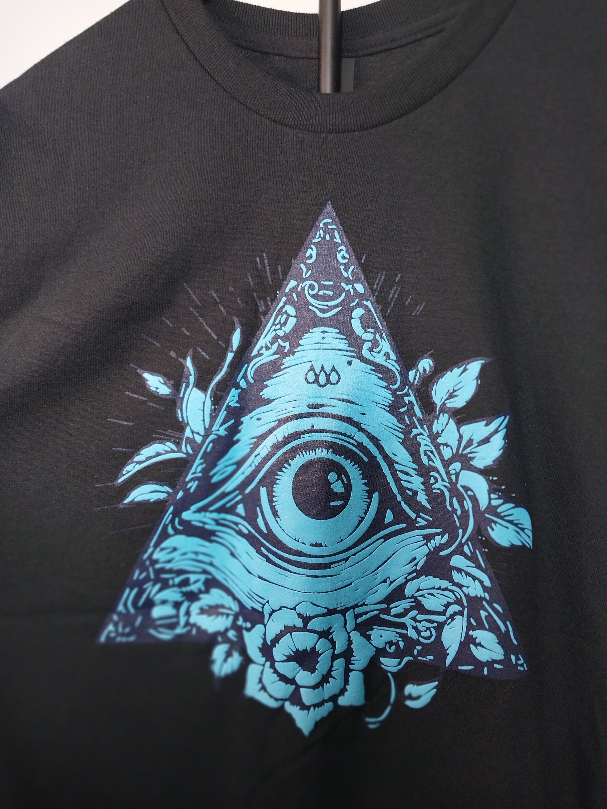 Ghost Hill Studio Medium All Seeing Eye Screen-Printed T-shirt