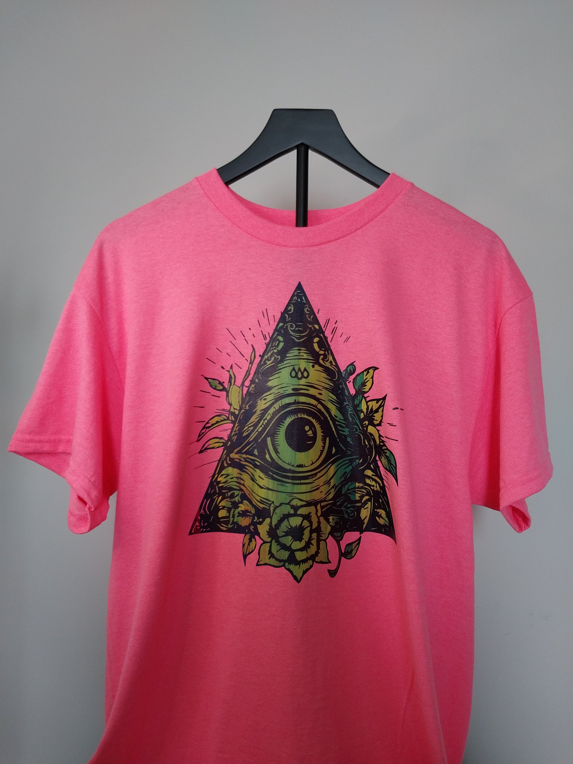 Ghost Hill Studio Large All Seeing Eye Screen-Printed T-shirt