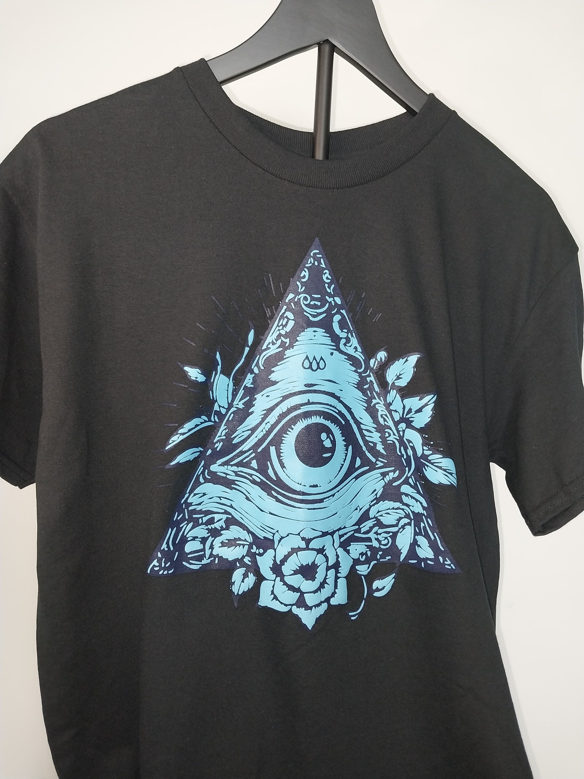 Ghost Hill Studio Medium All Seeing Eye Screen-Printed T-shirt