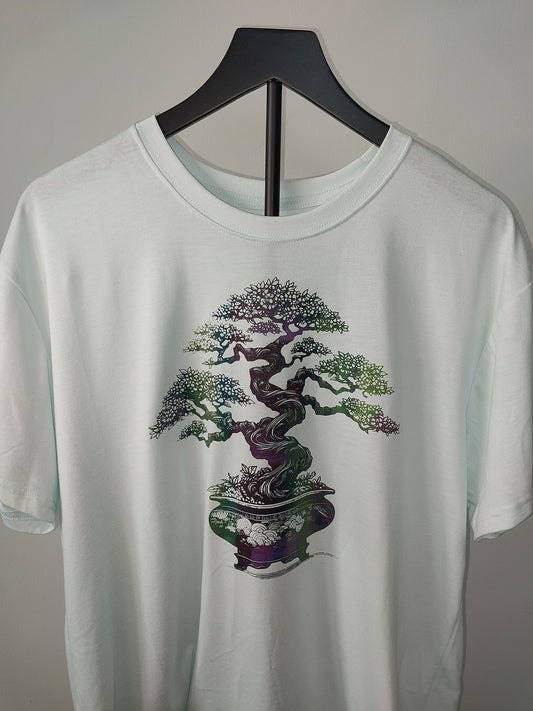 Ghost Hill Studio Large Bonsai Tree Screen-Printed T-shirt