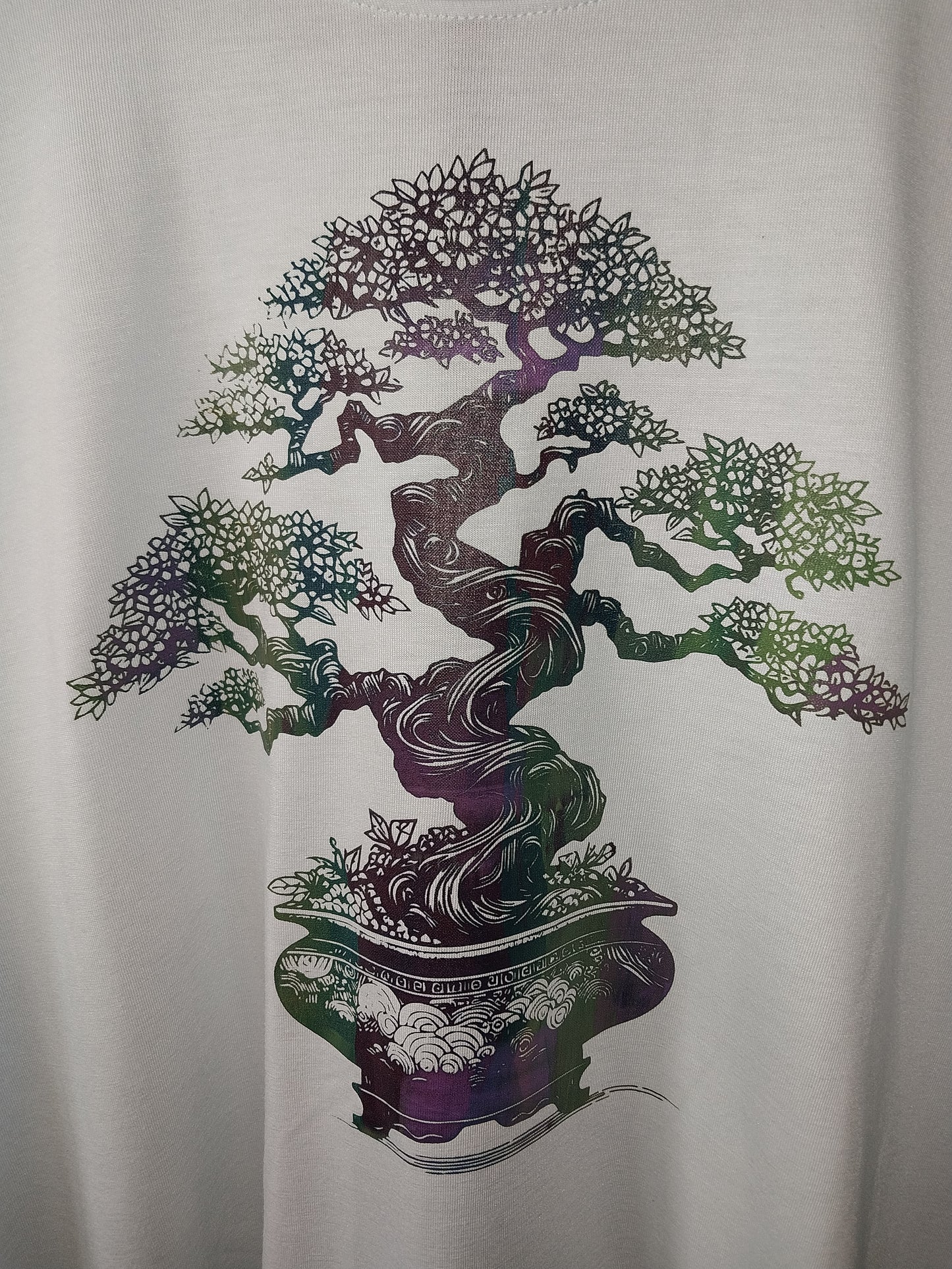 Ghost Hill Studio Large Bonsai Tree Screen-Printed T-shirt