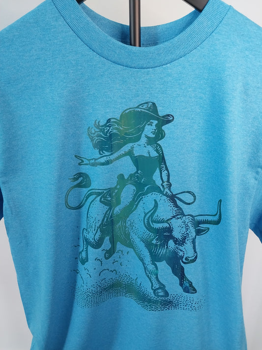 Cowgirl #1 of 1 Blue