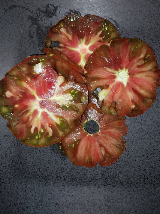 40 Pink Tie Dye Tomato Seeds